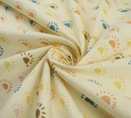 Double Sunset Sunrise Brushed Cotton Winceyette Fabric Flannel