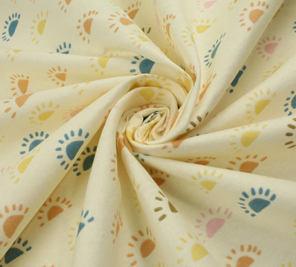 Double Sunset Sunrise Brushed Cotton Winceyette Fabric Flannel