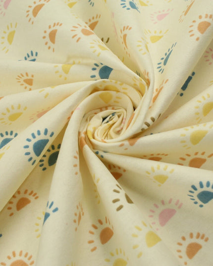 Double Sunset Sunrise Brushed Cotton Winceyette Fabric Flannel