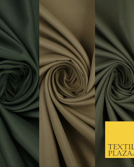 3 COLOURS - Premium MICROFIBRE TWILL 100% Polyester Dress Fabric Material 59"