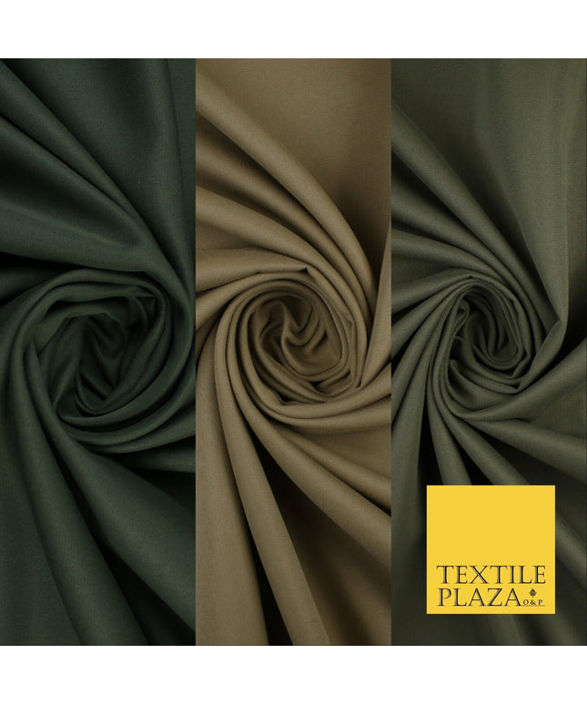 3 COLOURS - Premium MICROFIBRE TWILL 100% Polyester Dress Fabric Material 59"