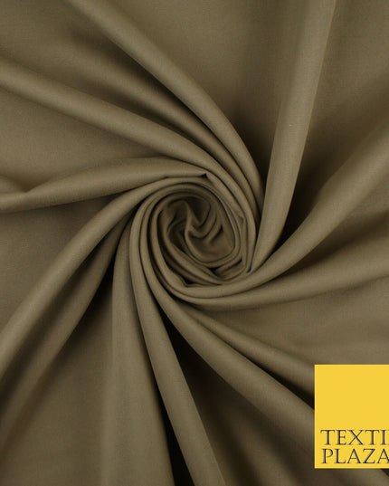3 COLOURS - Premium MICROFIBRE TWILL 100% Polyester Dress Fabric Material 59"