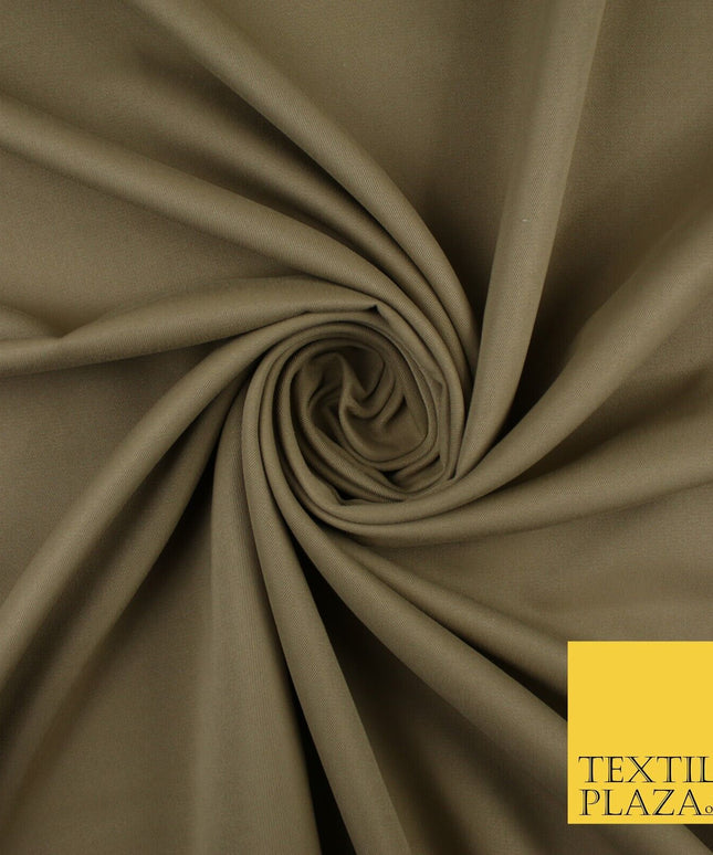 3 COLOURS - Premium MICROFIBRE TWILL 100% Polyester Dress Fabric Material 59"