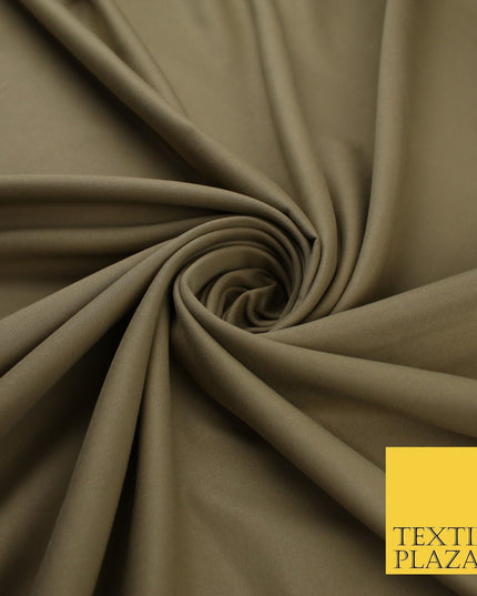 3 COLOURS - Premium MICROFIBRE TWILL 100% Polyester Dress Fabric Material 59"