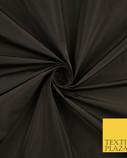 13 COLOURS - Plain Dyed Faux Silk TAFFETA Dress Lining Bridal Fabric