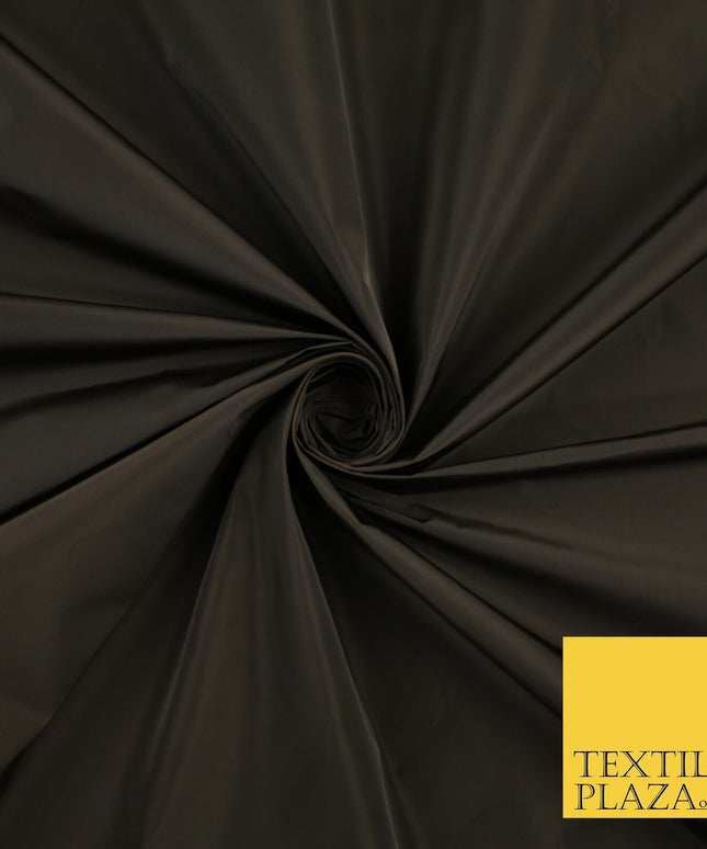 13 COLOURS - Plain Dyed Faux Silk TAFFETA Dress Lining Bridal Fabric