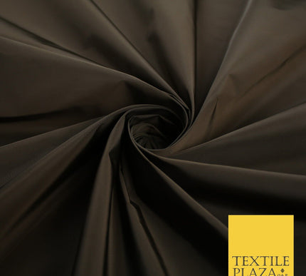 13 COLOURS - Plain Dyed Faux Silk TAFFETA Dress Lining Bridal Fabric
