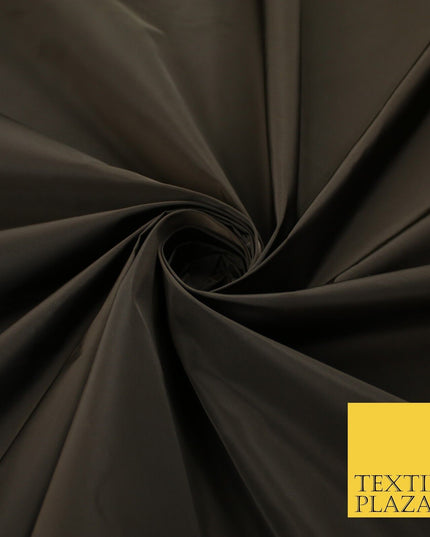 13 COLOURS - Plain Dyed Faux Silk TAFFETA Dress Lining Bridal Fabric