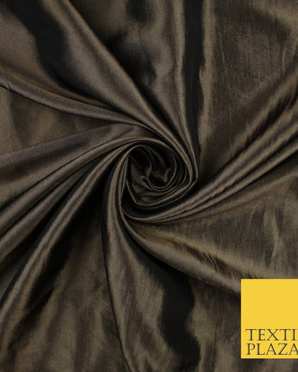 13 COLOURS - Plain Dyed Faux Silk TAFFETA Dress Lining Bridal Fabric