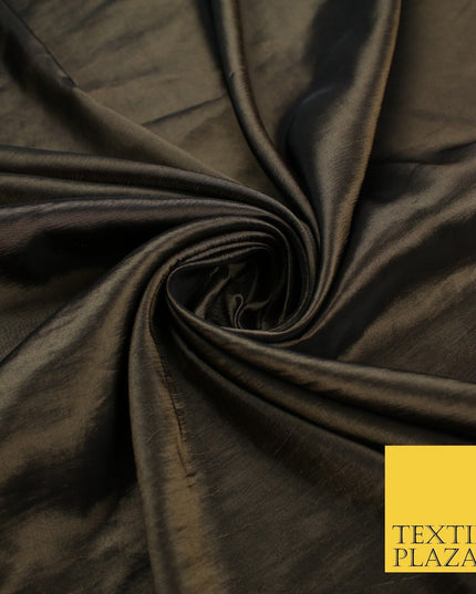 13 COLOURS - Plain Dyed Faux Silk TAFFETA Dress Lining Bridal Fabric
