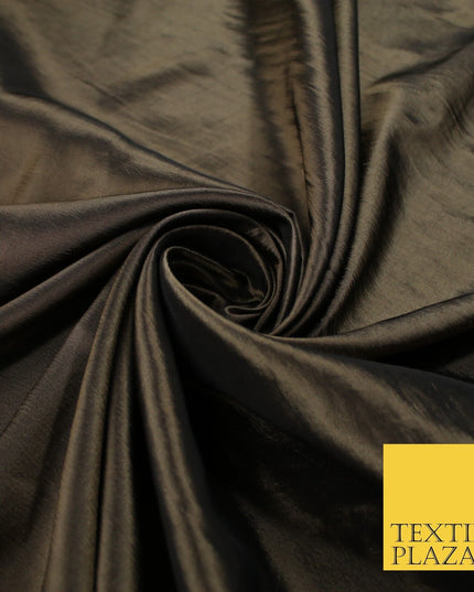 13 COLOURS - Plain Dyed Faux Silk TAFFETA Dress Lining Bridal Fabric