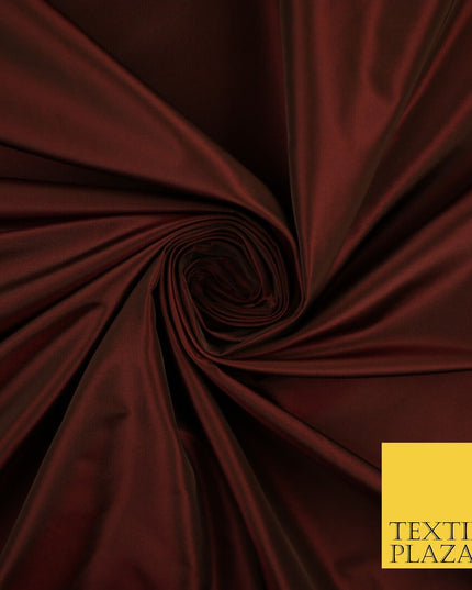 13 COLOURS - Plain Dyed Faux Silk TAFFETA Dress Lining Bridal Fabric