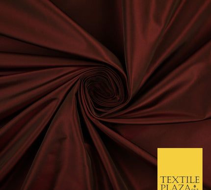13 COLOURS - Plain Dyed Faux Silk TAFFETA Dress Lining Bridal Fabric