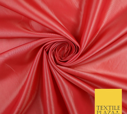 13 COLOURS - Plain Dyed Faux Silk TAFFETA Dress Lining Bridal Fabric