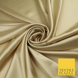 OVER 30 COLOURS Fine Silky Smooth Liquid Sateen Satin Dress Fabric Drape Lining