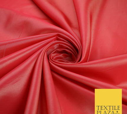 13 COLOURS - Plain Dyed Faux Silk TAFFETA Dress Lining Bridal Fabric