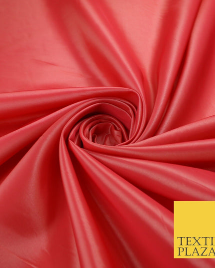 13 COLOURS - Plain Dyed Faux Silk TAFFETA Dress Lining Bridal Fabric
