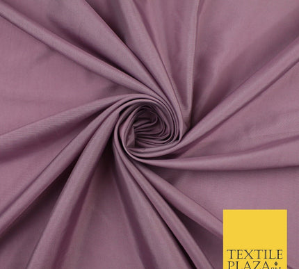 13 COLOURS - Plain Dyed Faux Silk TAFFETA Dress Lining Bridal Fabric
