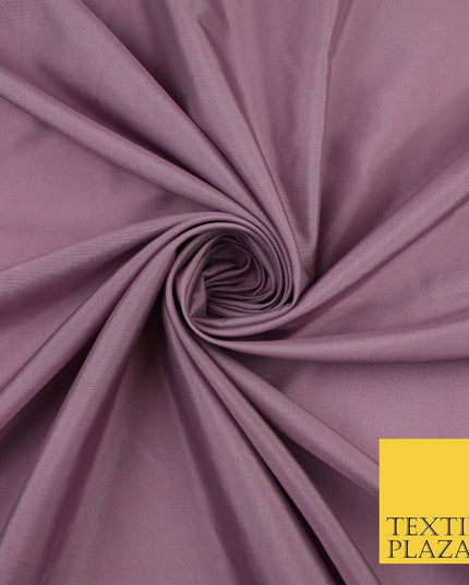 13 COLOURS - Plain Dyed Faux Silk TAFFETA Dress Lining Bridal Fabric