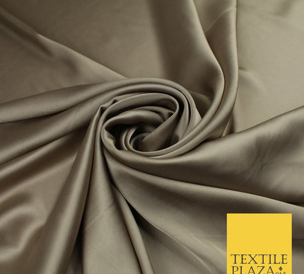 OVER 30 COLOURS Fine Silky Smooth Liquid Sateen Satin Dress Fabric Drape Lining