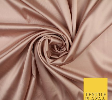 OVER 30 COLOURS Fine Silky Smooth Liquid Sateen Satin Dress Fabric Drape Lining