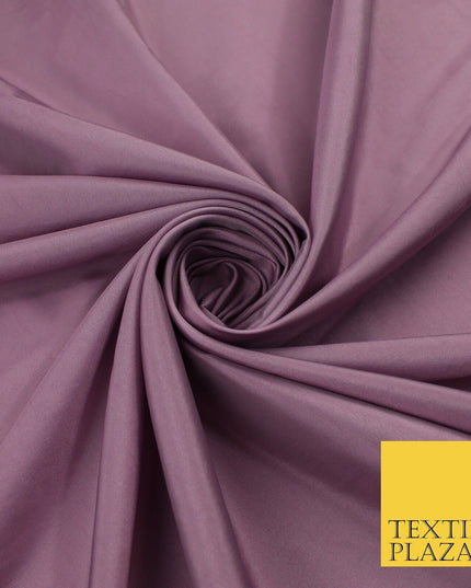 13 COLOURS - Plain Dyed Faux Silk TAFFETA Dress Lining Bridal Fabric