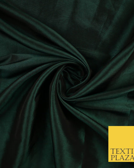 13 COLOURS - Plain Dyed Faux Silk TAFFETA Dress Lining Bridal Fabric