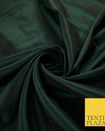 13 COLOURS - Plain Dyed Faux Silk TAFFETA Dress Lining Bridal Fabric