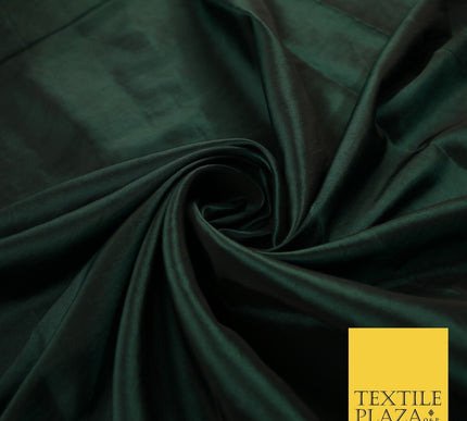 13 COLOURS - Plain Dyed Faux Silk TAFFETA Dress Lining Bridal Fabric
