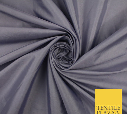13 COLOURS - Plain Dyed Faux Silk TAFFETA Dress Lining Bridal Fabric