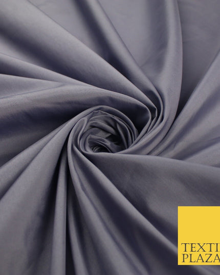 13 COLOURS - Plain Dyed Faux Silk TAFFETA Dress Lining Bridal Fabric