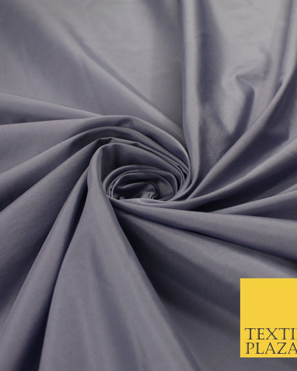 13 COLOURS - Plain Dyed Faux Silk TAFFETA Dress Lining Bridal Fabric