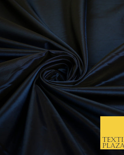 13 COLOURS - Plain Dyed Faux Silk TAFFETA Dress Lining Bridal Fabric