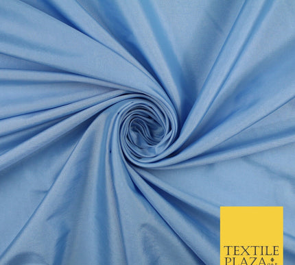 13 COLOURS - Plain Dyed Faux Silk TAFFETA Dress Lining Bridal Fabric
