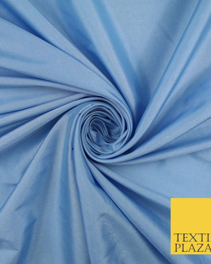 13 COLOURS - Plain Dyed Faux Silk TAFFETA Dress Lining Bridal Fabric