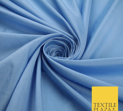 13 COLOURS - Plain Dyed Faux Silk TAFFETA Dress Lining Bridal Fabric