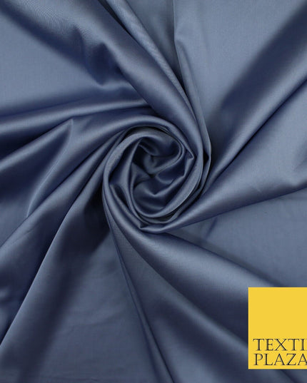 OVER 30 COLOURS Fine Silky Smooth Liquid Sateen Satin Dress Fabric Drape Lining