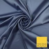 OVER 30 COLOURS Fine Silky Smooth Liquid Sateen Satin Dress Fabric Drape Lining