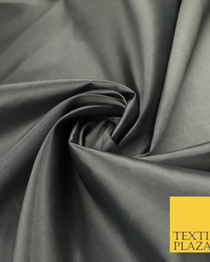 13 COLOURS - Plain Dyed Faux Silk TAFFETA Dress Lining Bridal Fabric