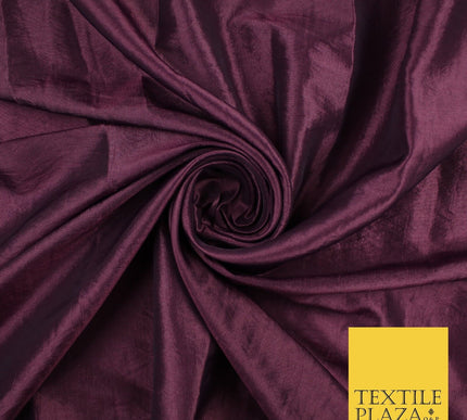 13 COLOURS - Plain Dyed Faux Silk TAFFETA Dress Lining Bridal Fabric