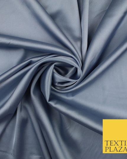 OVER 30 COLOURS Fine Silky Smooth Liquid Sateen Satin Dress Fabric Drape Lining