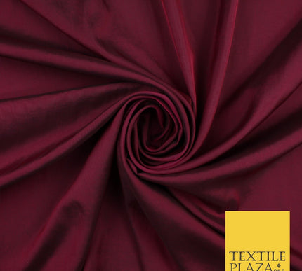 13 COLOURS - Plain Dyed Faux Silk TAFFETA Dress Lining Bridal Fabric