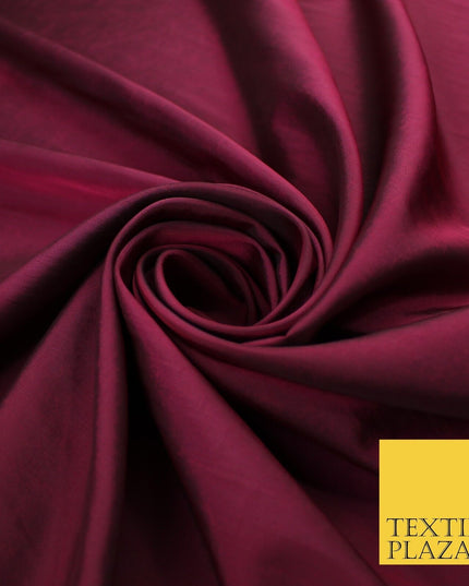 13 COLOURS - Plain Dyed Faux Silk TAFFETA Dress Lining Bridal Fabric