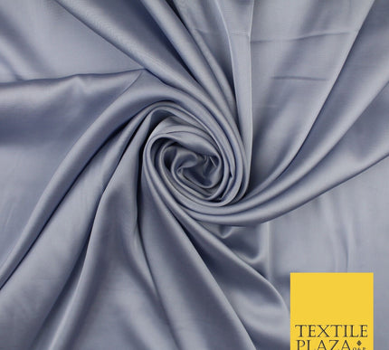 OVER 30 COLOURS Fine Silky Smooth Liquid Sateen Satin Dress Fabric Drape Lining