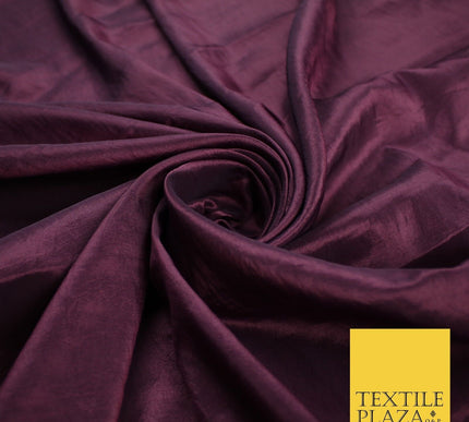 13 COLOURS - Plain Dyed Faux Silk TAFFETA Dress Lining Bridal Fabric