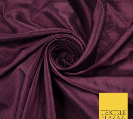 13 COLOURS - Plain Dyed Faux Silk TAFFETA Dress Lining Bridal Fabric