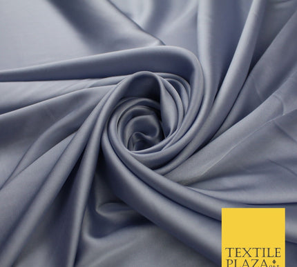 OVER 30 COLOURS Fine Silky Smooth Liquid Sateen Satin Dress Fabric Drape Lining