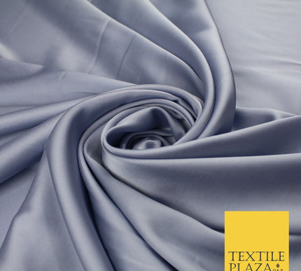 OVER 30 COLOURS Fine Silky Smooth Liquid Sateen Satin Dress Fabric Drape Lining