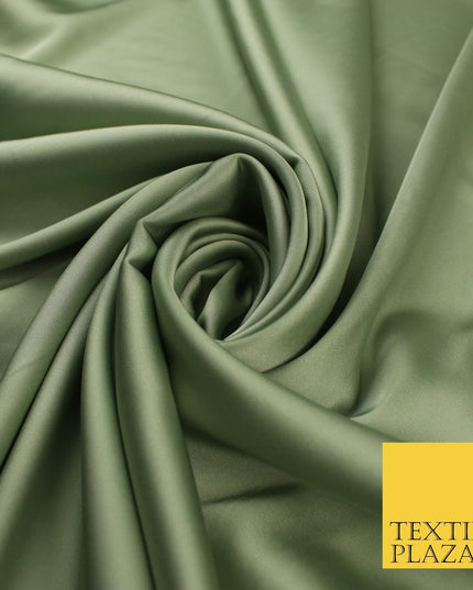OVER 30 COLOURS Fine Silky Smooth Liquid Sateen Satin Dress Fabric Drape Lining