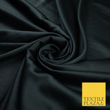 OVER 30 COLOURS Fine Silky Smooth Liquid Sateen Satin Dress Fabric Drape Lining